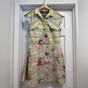 Carven brand dress size 42, fit and flare style